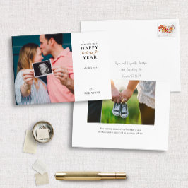 Festividades Cartão de Foto de Férias Feliz Ano Novo Esperado