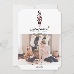 Festividades Cartão de Foto de Natal do Quebra-Nozes