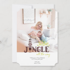 Festividades Cartão de Foto de Natal do Quebra-Nozes