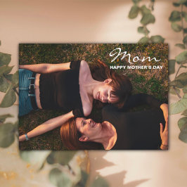 Festividades Cartão de Foto do Dia das Mães da Minha Melhor Ami