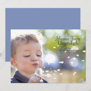 Festividades Cartão de Foto do Rosh Hashanah Moderno