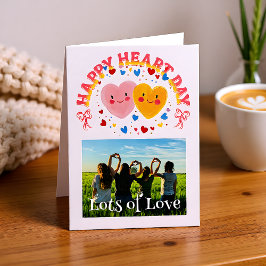 Festividades Cartão de Foto Personalizado do Dia de Galentine