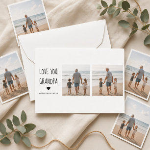 Festividades Cartão de Foto Personalizado do Vovô