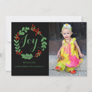Festividades Cartão de Fotos com Desejos de Férias