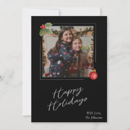 Festividades Cartão de Fotos de Férias Felizes