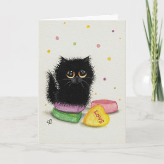 Festividades Cartão de gato para Namorados amorosos