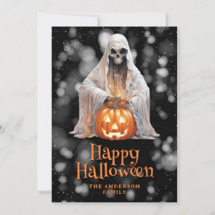 Festividades Cartão de Halloween Spooky Jack O'Lantern