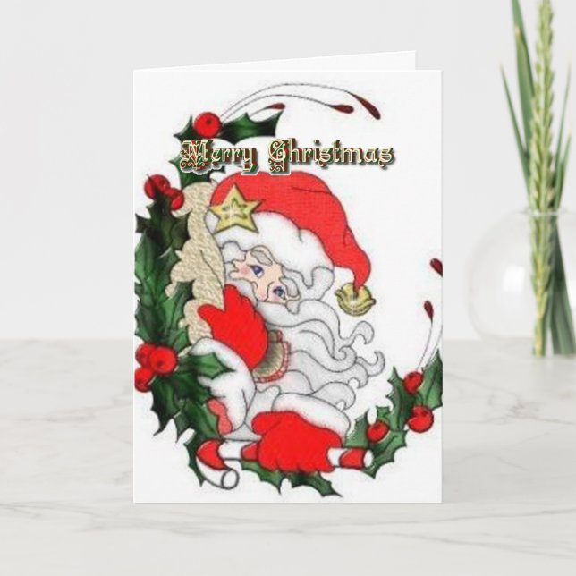 Festividades Cartão de História de Natal (Frente)