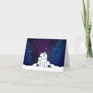 Festividades Cartão de Inverno KiniArt Westie