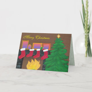 Festividades Cartão de manto de Natal