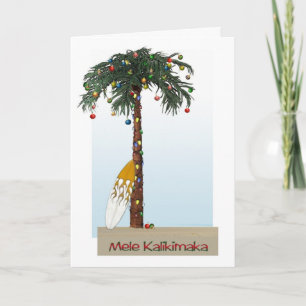 Festividades Cartão de Mele Kalikimaka