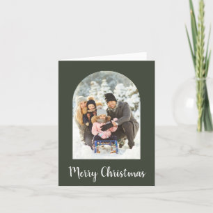 Festividades Cartão de Mensagem Personalizada de Foto em Forma 