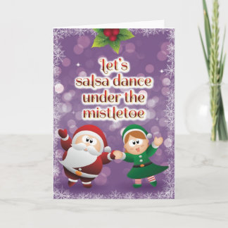 Festividades Cartão de Mistura Salsa de Natal