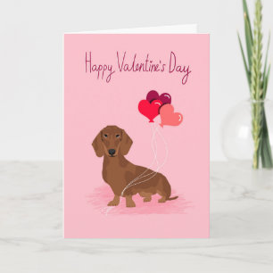 Festividades Cartão de Namorados Dachshund - amor doxie