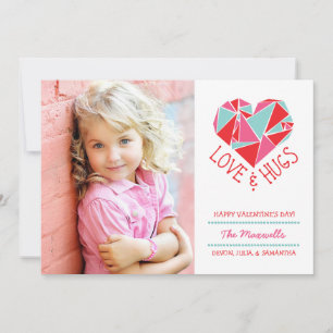 Festividades Cartão de Namorados de Foto de Amor e Abraço