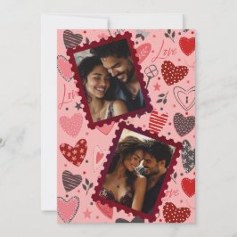 Festividades Cartão de Namorados personalizável - Frase românti