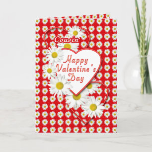 Festividades Cartão de Namorados Primo Daisies e Hearts