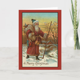 Festividades Cartão de Natais vintages Vitoriano