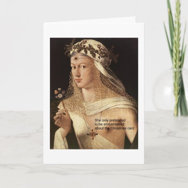 Festividades cartão de Natal (Frente)