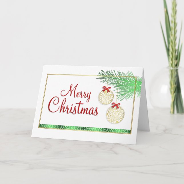 Festividades Cartão de Natal (Frente)