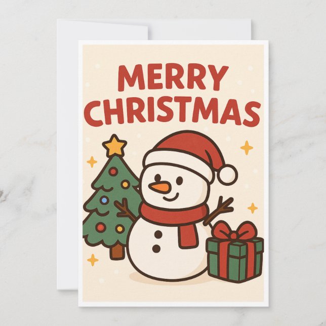 Festividades Cartão de Natal (Frente)