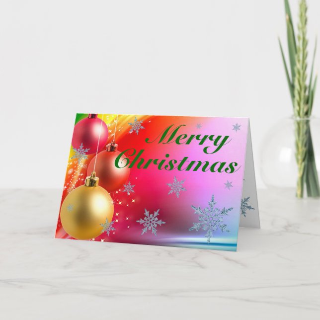 Festividades Cartão de Natal (Frente)