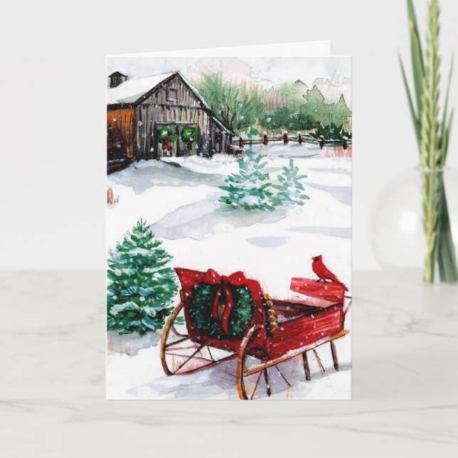 Festividades Cartão de Natal (Frente)