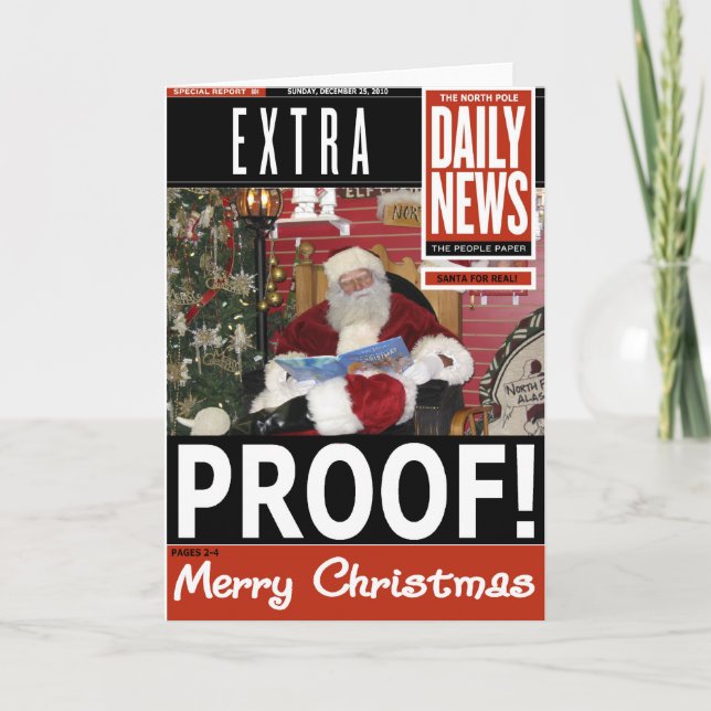Festividades Cartão de Natal (Frente)