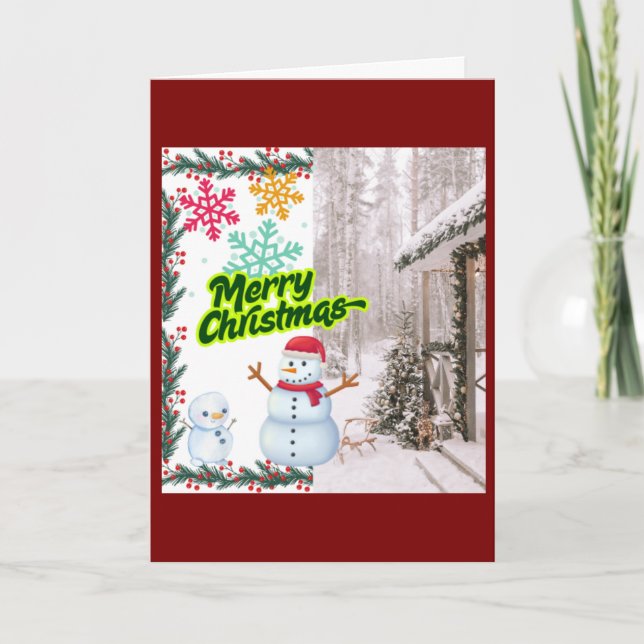 Festividades Cartão de Natal (Frente)