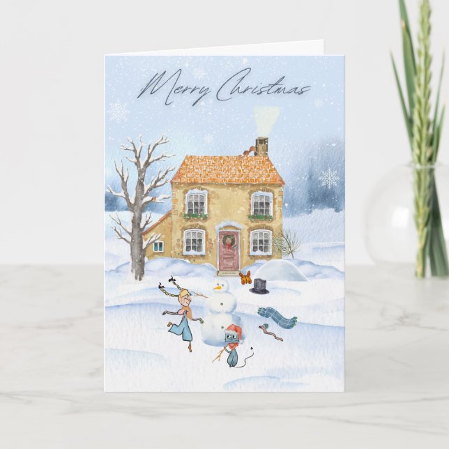 Festividades Cartão de Natal (Frente)