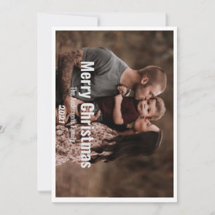 Festividades Cartão de Natal 1 foto botânica floral feriado