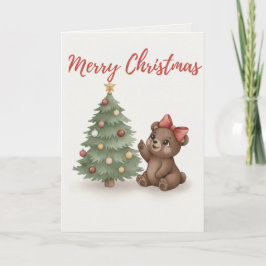 Festividades Cartão de Natal Aconchegante de Cachorro Ilustraçã