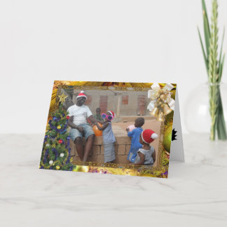 Festividades Cartão de Natal Africano