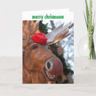 Festividades Cartão de Natal alegre de Chrismoose