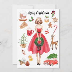 Festividades Cartão de Natal Alegria