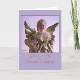 Festividades Cartão de Natal Angel