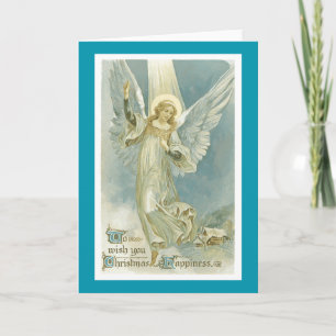 Festividades Cartão de Natal Angel