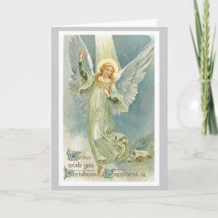 Festividades Cartão de Natal Angels