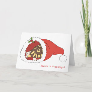 Festividades Cartão de Natal Angulate customizável da tartaru