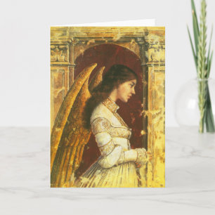 Festividades Cartão de Natal Anjo Fresco