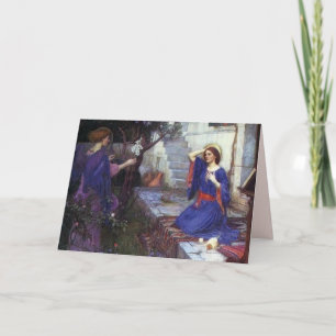 Festividades Cartão de Natal Anjo Pré-Raphaelite