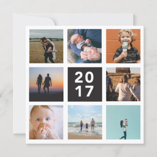 Festividades Cartão de Natal Ano em Revisão de 2017