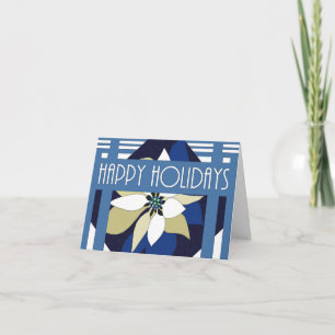 Festividades Cartão de Natal Art Deco