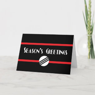 Festividades Cartão de Natal Art Deco