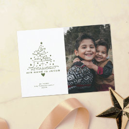 Festividades Cartão de Natal Árvore Amor Foi Criado