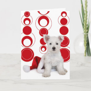 Festividades Cartão de Natal Bastante Westie