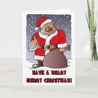 Festividades Cartão de Natal Beary Felry