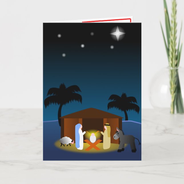 Festividades Cartão de Natal Bethlehem (Frente)