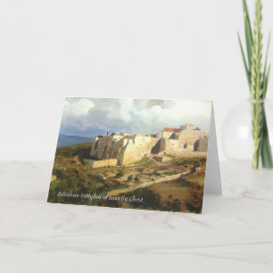 Festividades Cartão de Natal Bethlehem