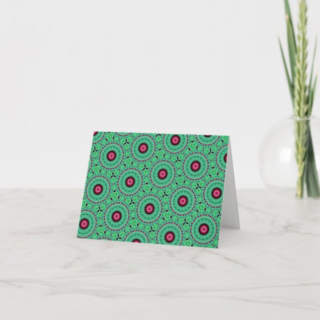Festividades Cartão de Natal Boho (Frente)
